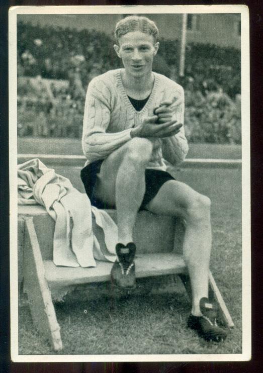 Олимпиада 1936 г. Времен 3 рейха.Открытка -вкладыш в сигареты.100 % оригинал.