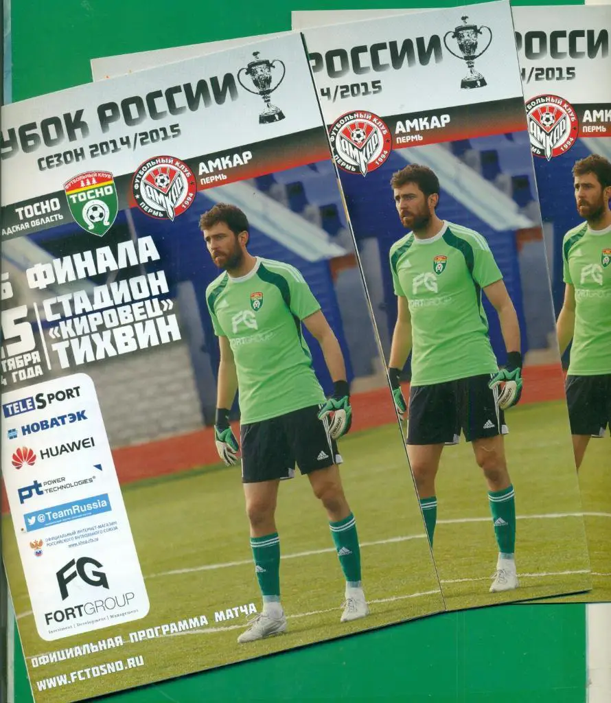 Тосно- Амкар ( Пермь ) - 2014 / 2015 г. Кубок России - 1/16
