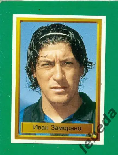 Лига Чемпионов -1998 / 1999 г. Интер № 112. ( Иван Заморано.)
