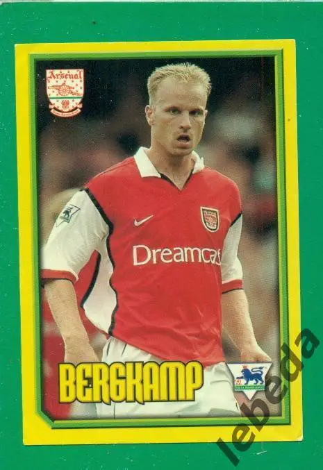 Английская премьер лига 2000 г. № 27. / BERGKAMP /Беркамп