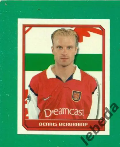Английская премьер лига 2000 г. № 12. Арсенал / Англия. / Денис Бергкамп