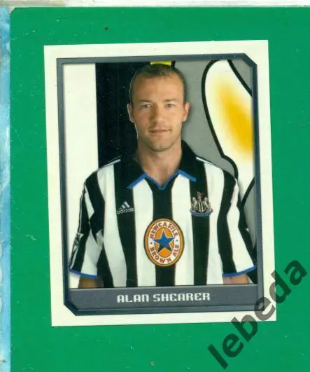 Английская премьер лига 2000 г. № 350 .Алан Ширер./ NEWCASTLE UNITED /