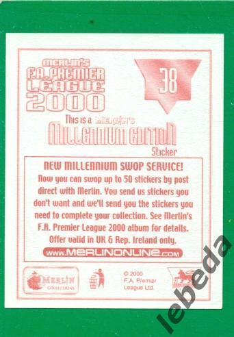 Английская премьер лига 2000 г. № 38. Астон Вилла Англия 1