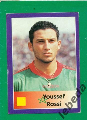 Чемпионат Мира - 1998 г. ( Диамонд ) Наклейка № 26. Youssef Rossi.
