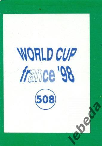 Чемпионат Мира - 1998 г.(Диамонд) Наклейка № 508. / Огкшс / Хорватия. 1
