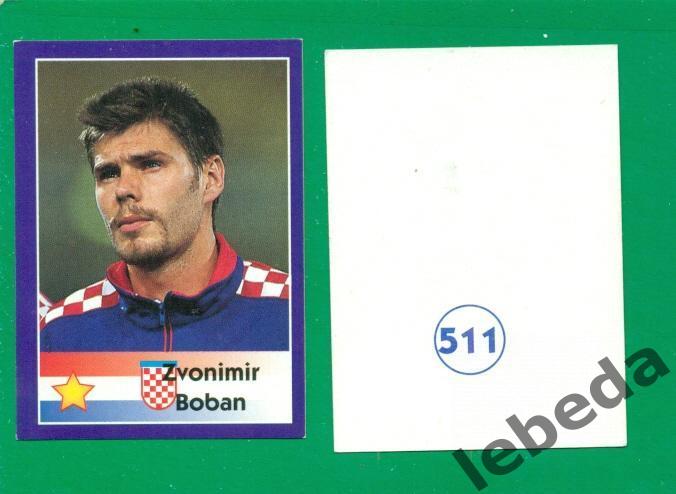 Чемпионат Мира - 1998 г.(Диамонд) Наклейка № 511. / Бобан / Хорватия.