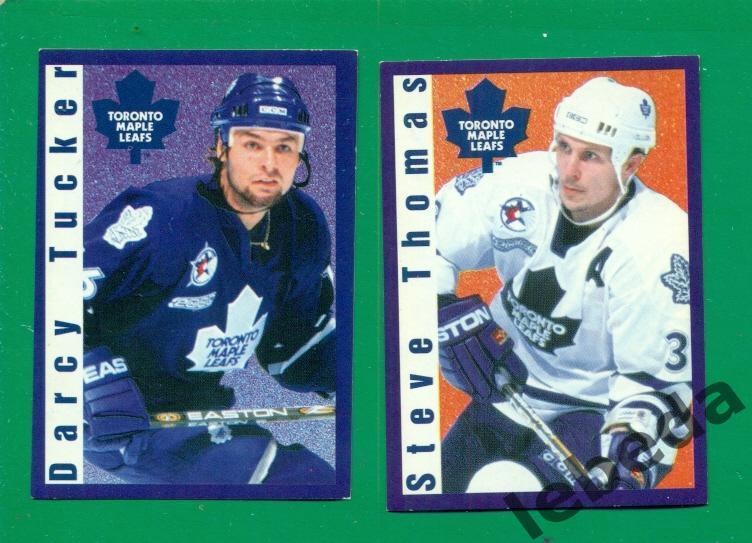 Наклейка PANINI. НХЛ (HXL) - Хоккей - 2000 / 2000 г. Торонто. №№ 96,97