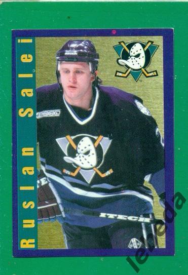 Наклейка PANINI. НХЛ (HXL) - Хоккей - 2000 /2001 г.Анахайм №.112./ Руслан Салей.