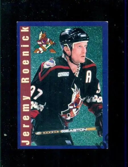 Наклейка PANINI. НХЛ (HXL)- Хоккей - 2000 /2001 г. PHOENIX COYOTES №186. Roenich
