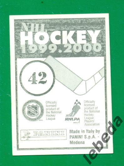 Наклейка PANINI. НХЛ (HXL) - Хоккей - 1999 / 2000г. КАРОЛИНА № 42 1