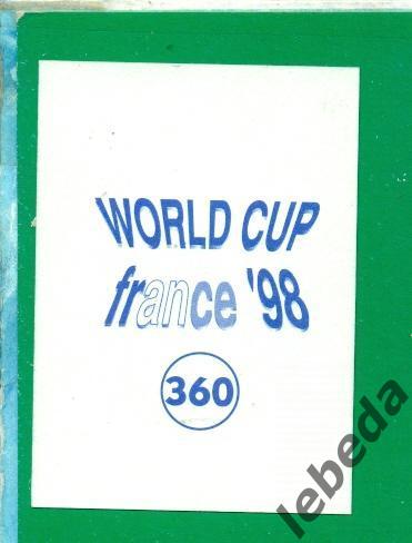 Чемпионат Мира - 1998 г.(Диамонд) Наклейка № 360. (США) 1