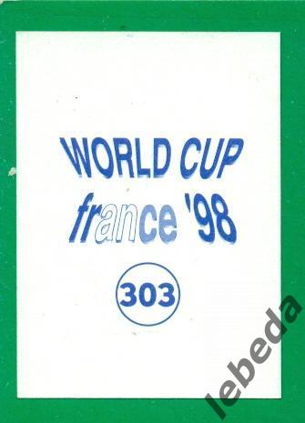 Чемпионат Мира - 1998 г.(Диамонд) Наклейка № 303. 1