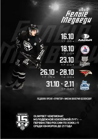 Белые Медведи Челябинск -Тольятти Ярославль Новосибирск Омск Астана - 2023 /2024