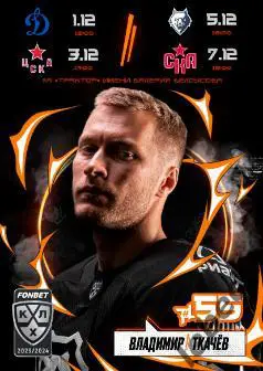 Трактор Челябинск - Динамо Москва ЦСКА Нефтехимик СКА Санкт-Петербу - 2023 /2024