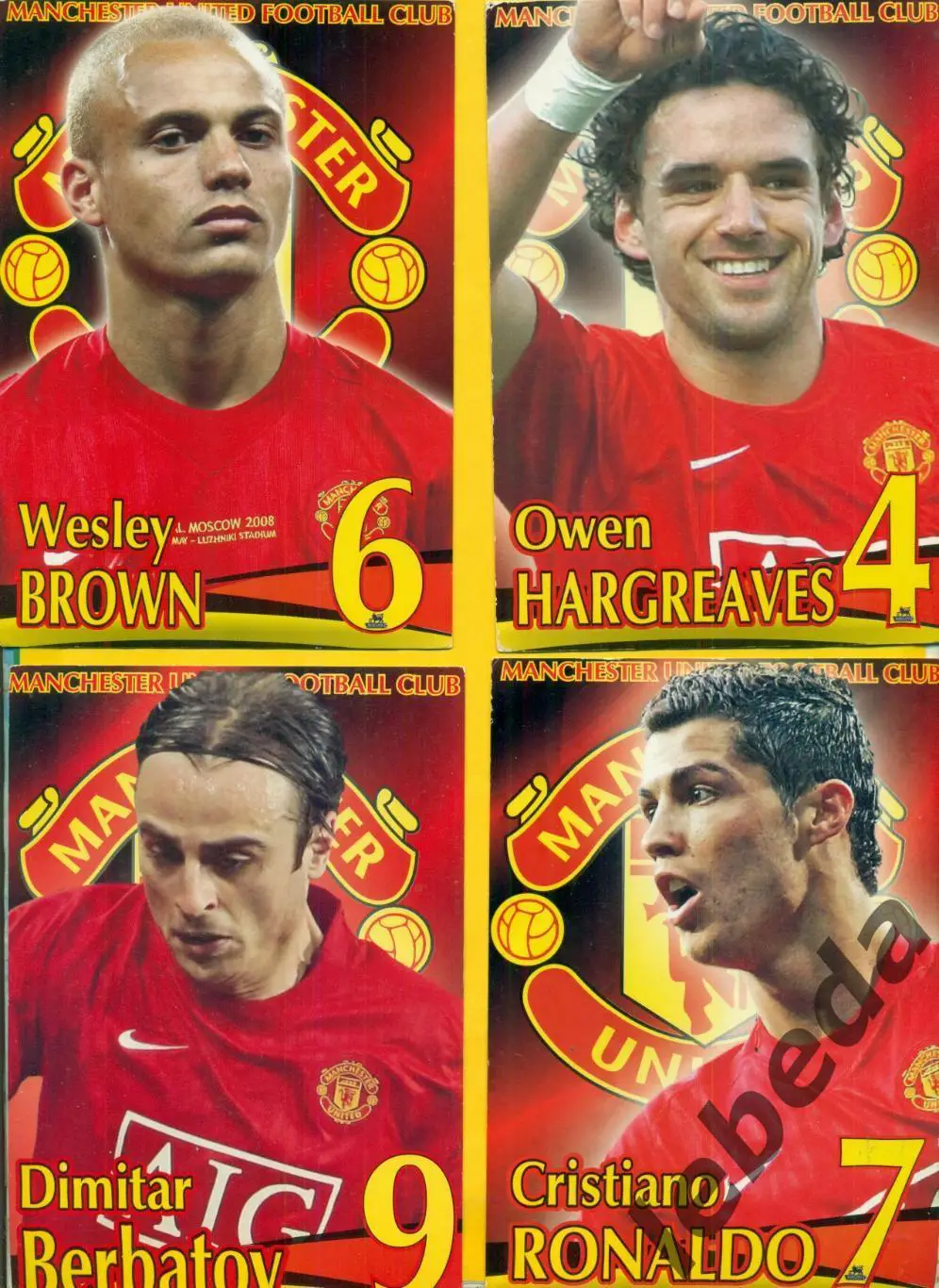 Оуэн Харгривз (OWEN HARGREAVES №4) Серия Собери команду Манчестер MANCHESTE 3