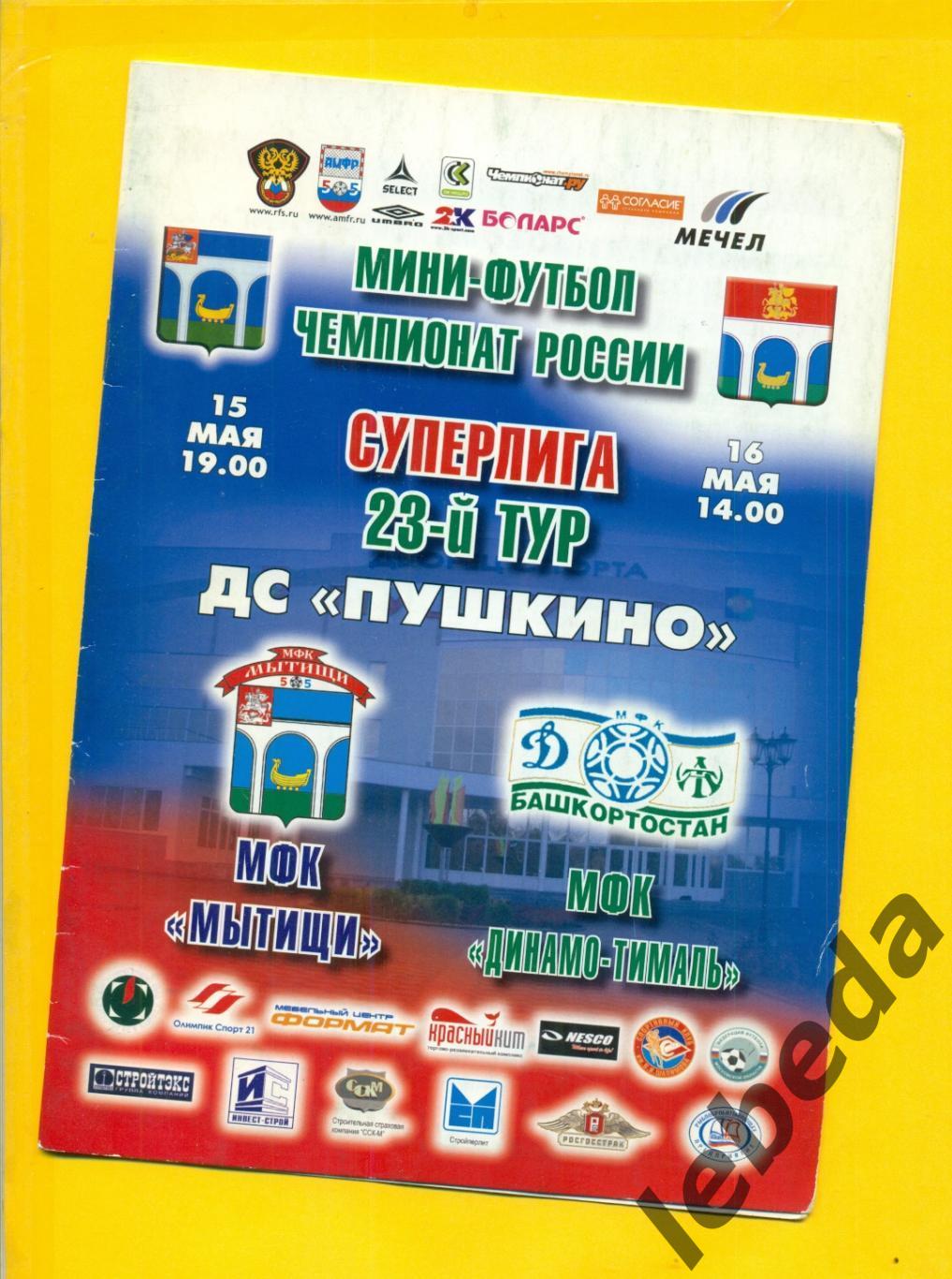 МФК Мытищи - МФК Динамо-Тималь - 2009 г.