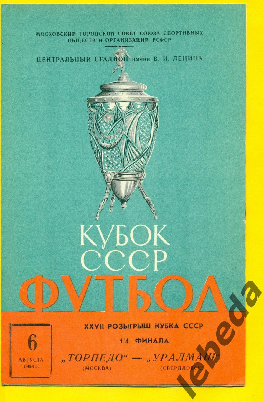 Торпедо Москва - Уралмаш Свердловск -1981 г.Кубок СССР - 1/4