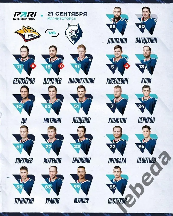 Металлург Магнитогорск - Нефтехимик Нижнекамск - 2024 / 2025 г. (21.09.24.) 2