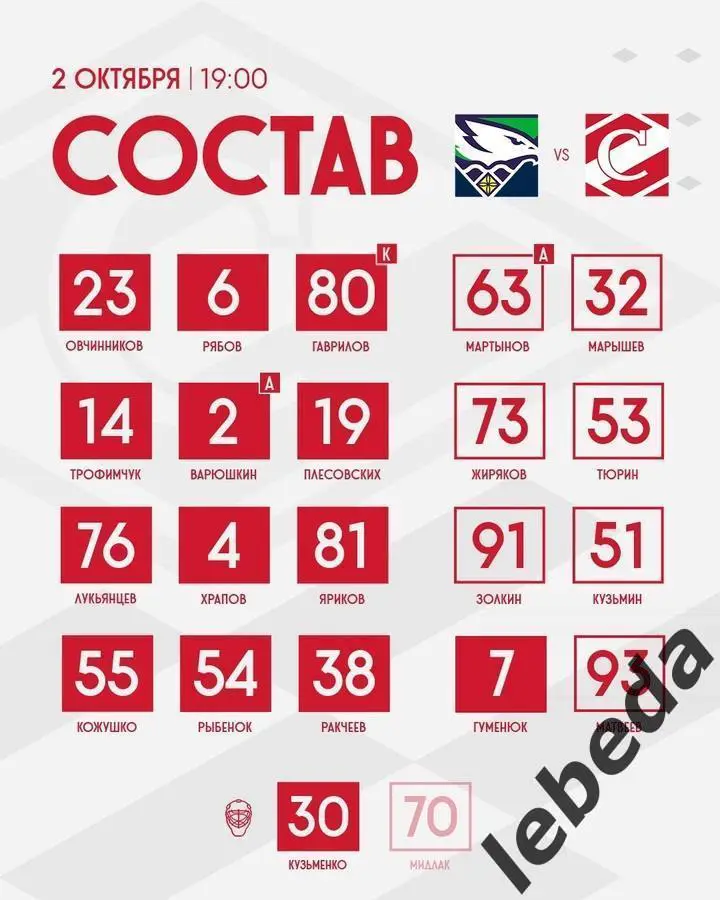 Капитан Ступино - МХК Спартак Москва - 2024 /2025 г. (02.10.24.) 1