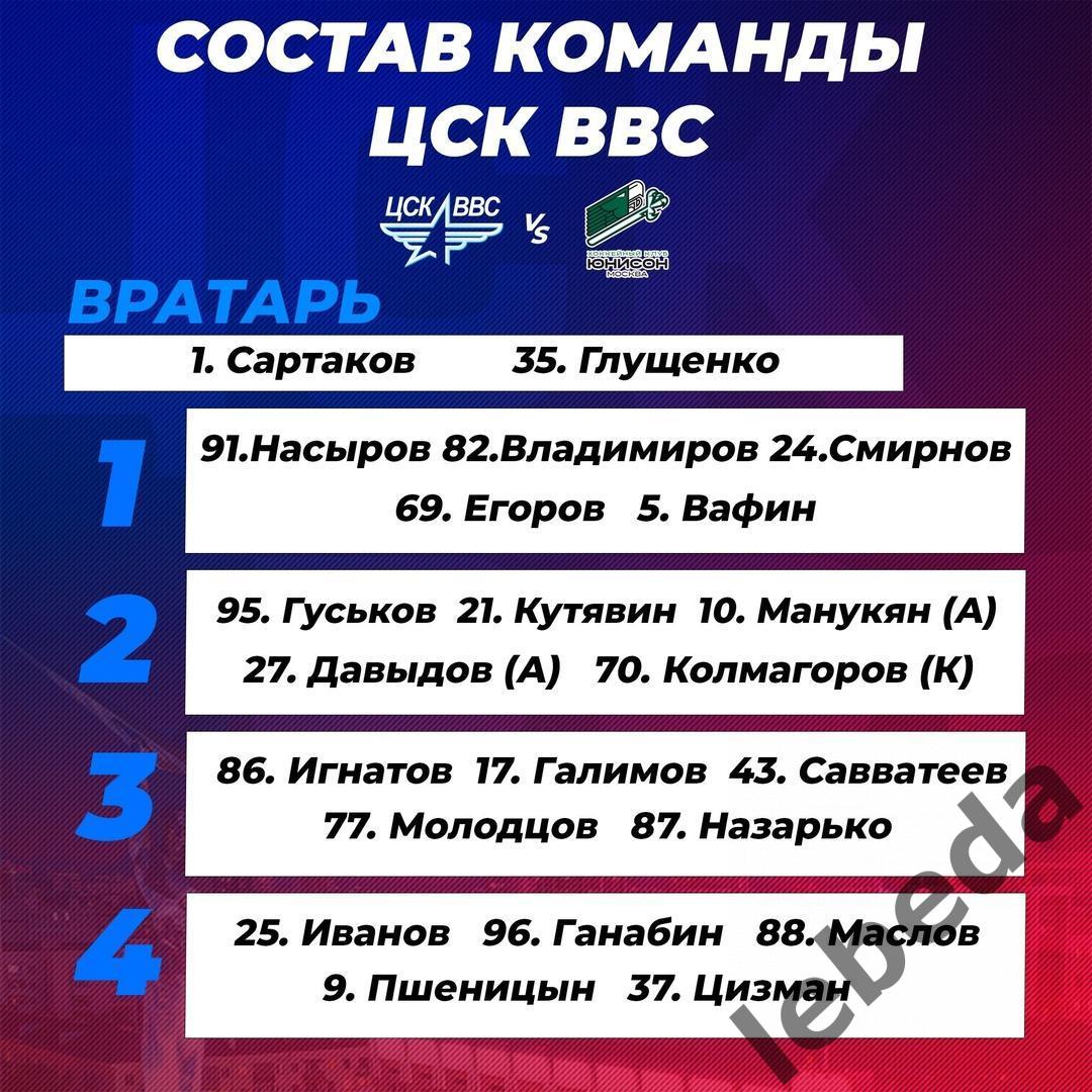 ЦСК ВВС Самара - Юнисон Москва - 2024 / 2025 год. (22.010.24.) 1