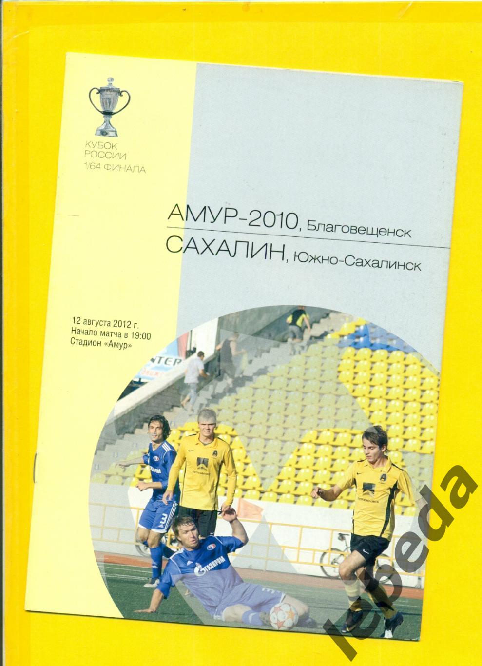 Амур Благовещенск - Сахалин Южно-Сахалинск - 2012 г. 1/64.кубок России.