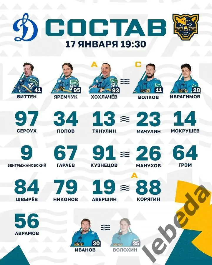 Динамо Москва - ХК Сочи - 2024 /2025 г. (17.01.25.) 2