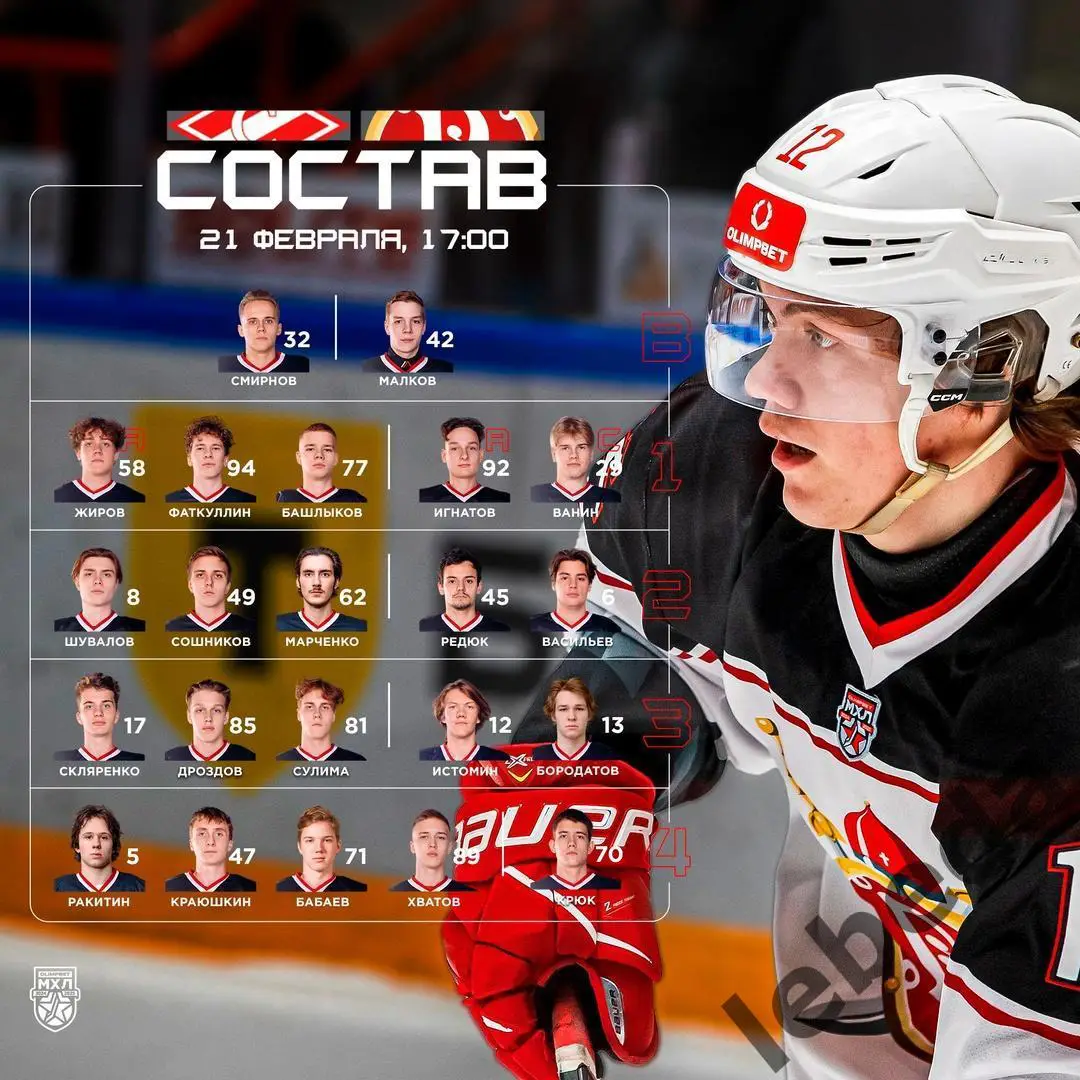 МХК Спартак - Русские Витязи - 2024 / 2025 г. (21.02.25.) 2