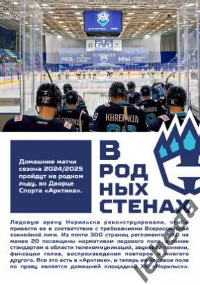 ХК Норильск - Самара / Дизель Пенза / Кристалл Саратов - 2024 / 2025. официальна 6