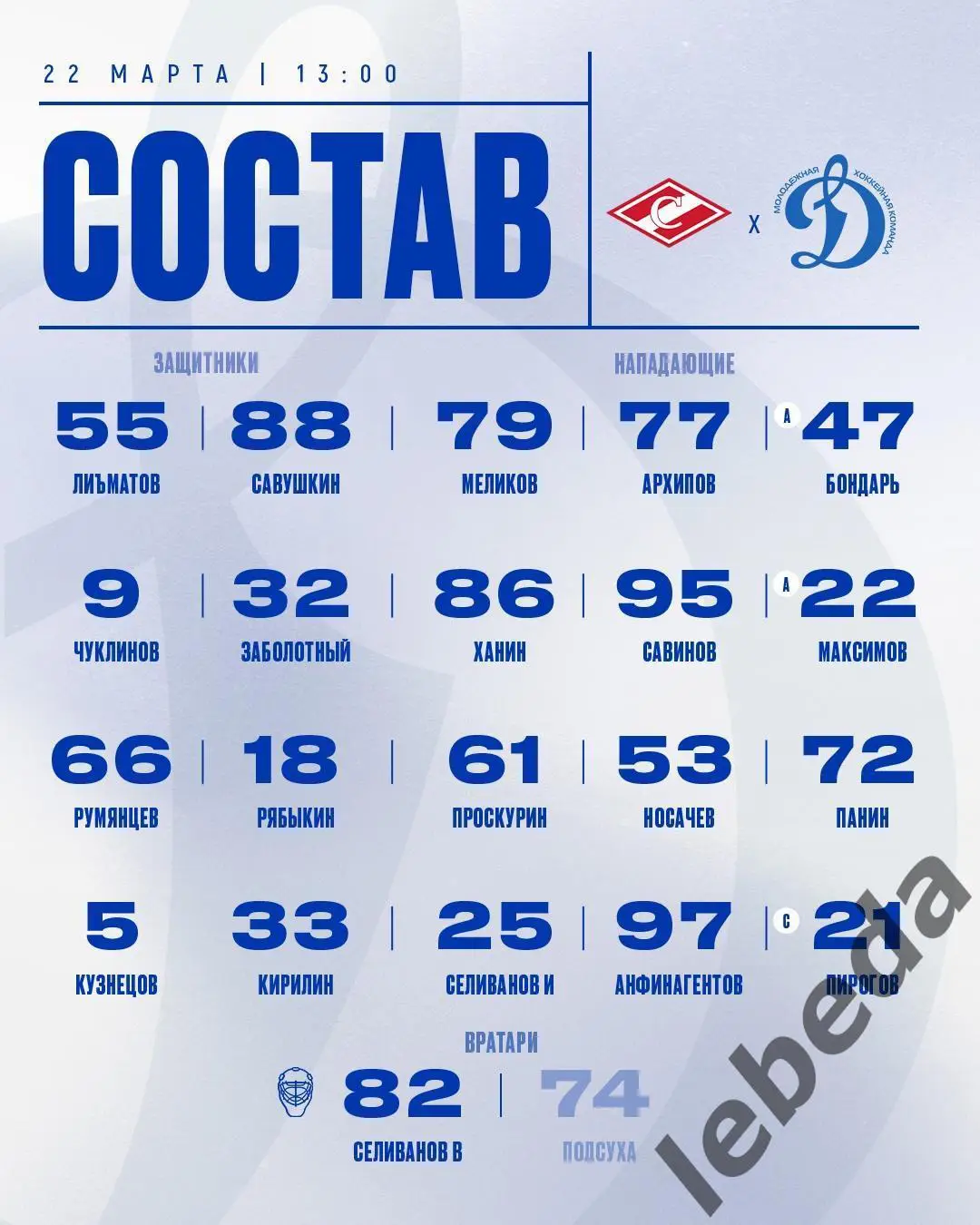 МХЛ Спартак - МХЛ Динамо - 2024 /2025 год. (22.03.25.) 2