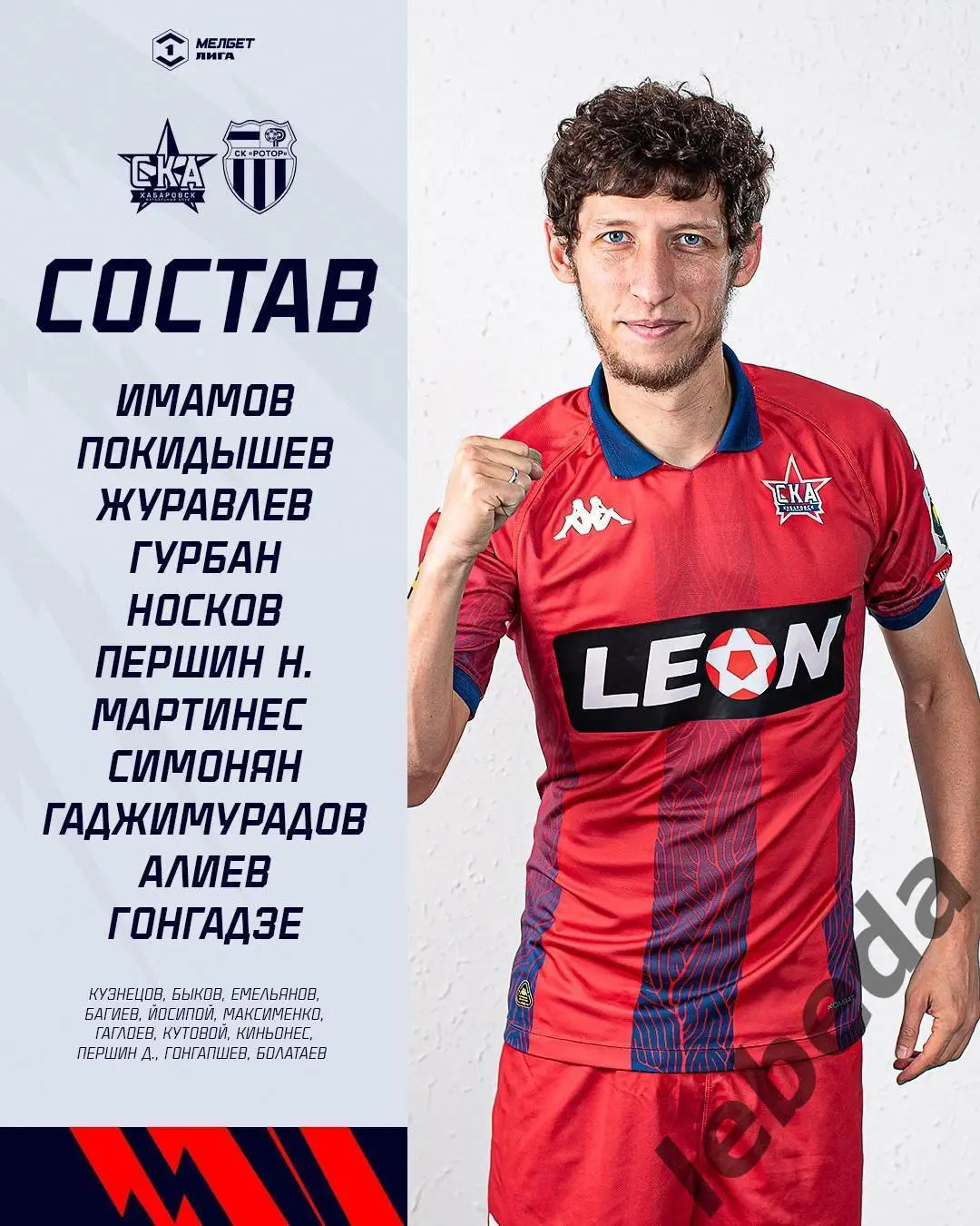 СКА Хабаровск - Ротор Волгоград - 2024 /2025 г. (23.03.25.) 2