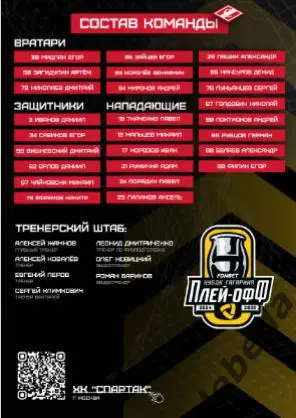 Северсталь Череповец - Спартак Москва - 2024/2025 г.(30.03.25.) Официал. Плей-оф 3