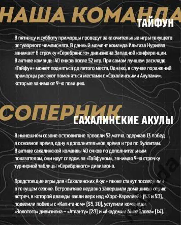Тайфун Владивосток - Сахалинские Акулы - 2024 / 2025. (21-22.03.25) Официальная. 4
