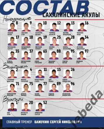 Тайфун Владивосток - Сахалинские Акулы - 2024 / 2025. (21-22.03.25) Официальная. 6