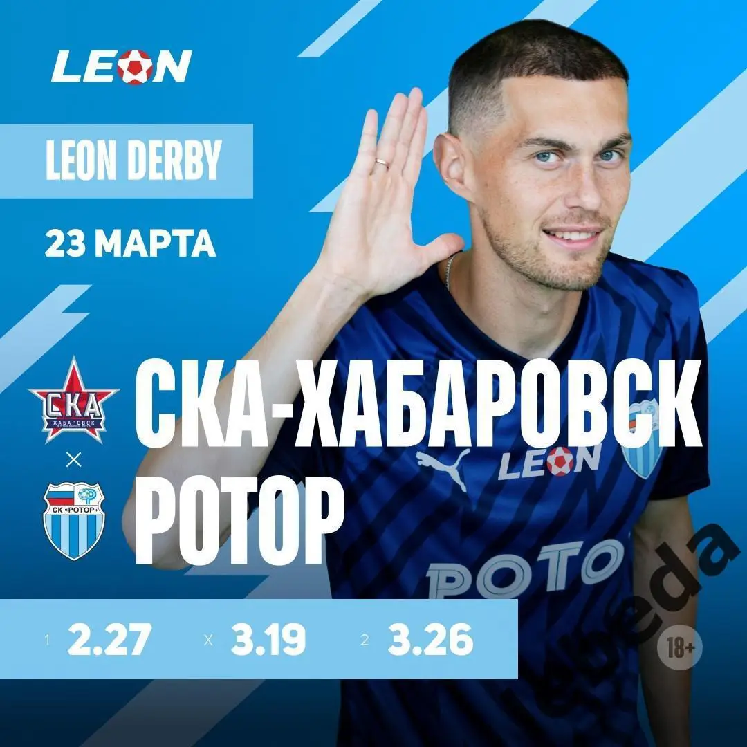 СКА Хабаровск - Ротор Волгоград - 2024 /2025 г. (23.03.25.)