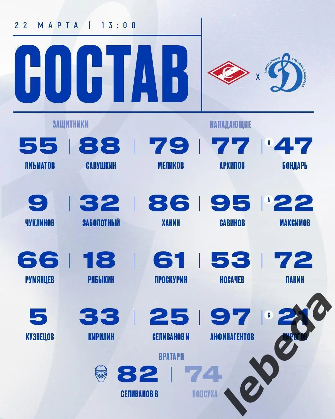 МХЛ Спартак - МХЛ Динамо - 2024 /2025 год. (22.03.25.) 2