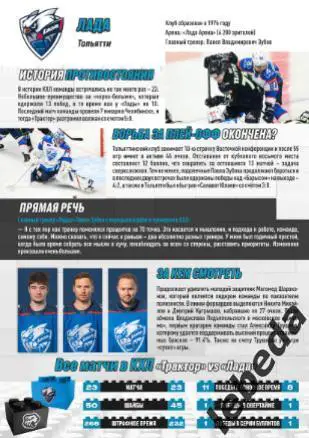 Трактор Челябинск - Лада Нефтехимик Казань Череповец2024 / 2025 г.Официальная. 2