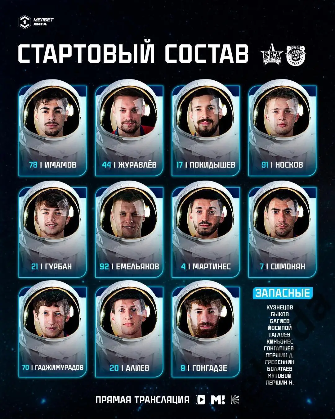 СКА Хабаровск - Арсенал Тула - 2024 / 2025 г. (13.04.25.) 1