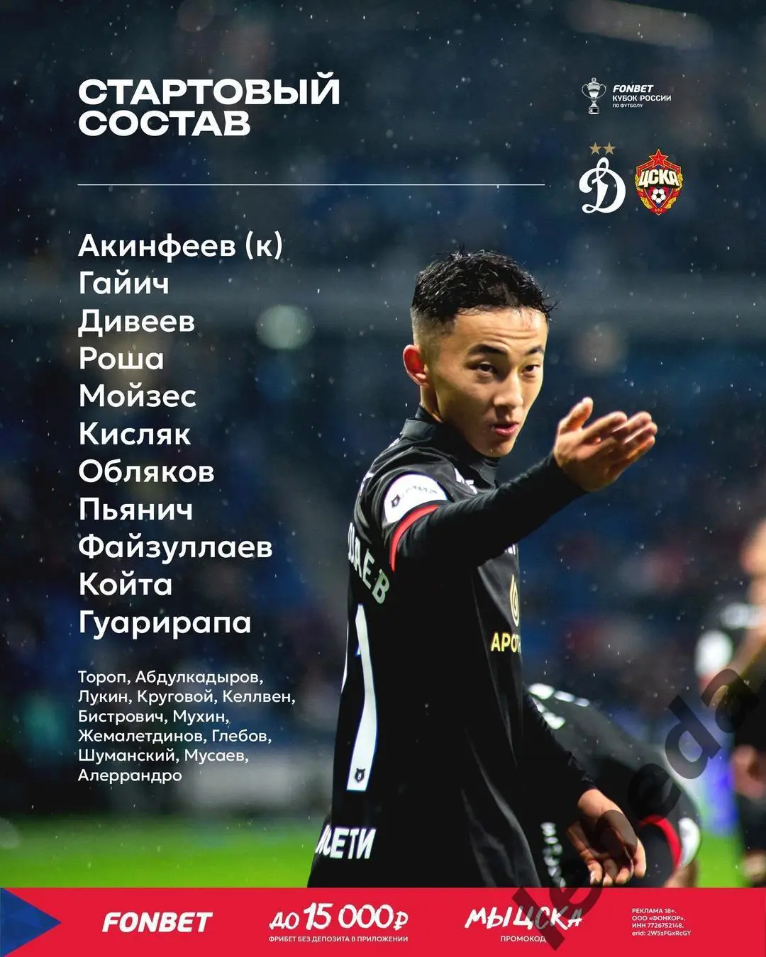 Динамо Москва - ЦСКА - 2024 /2025 год. (16.04.25.) Кубок России 1