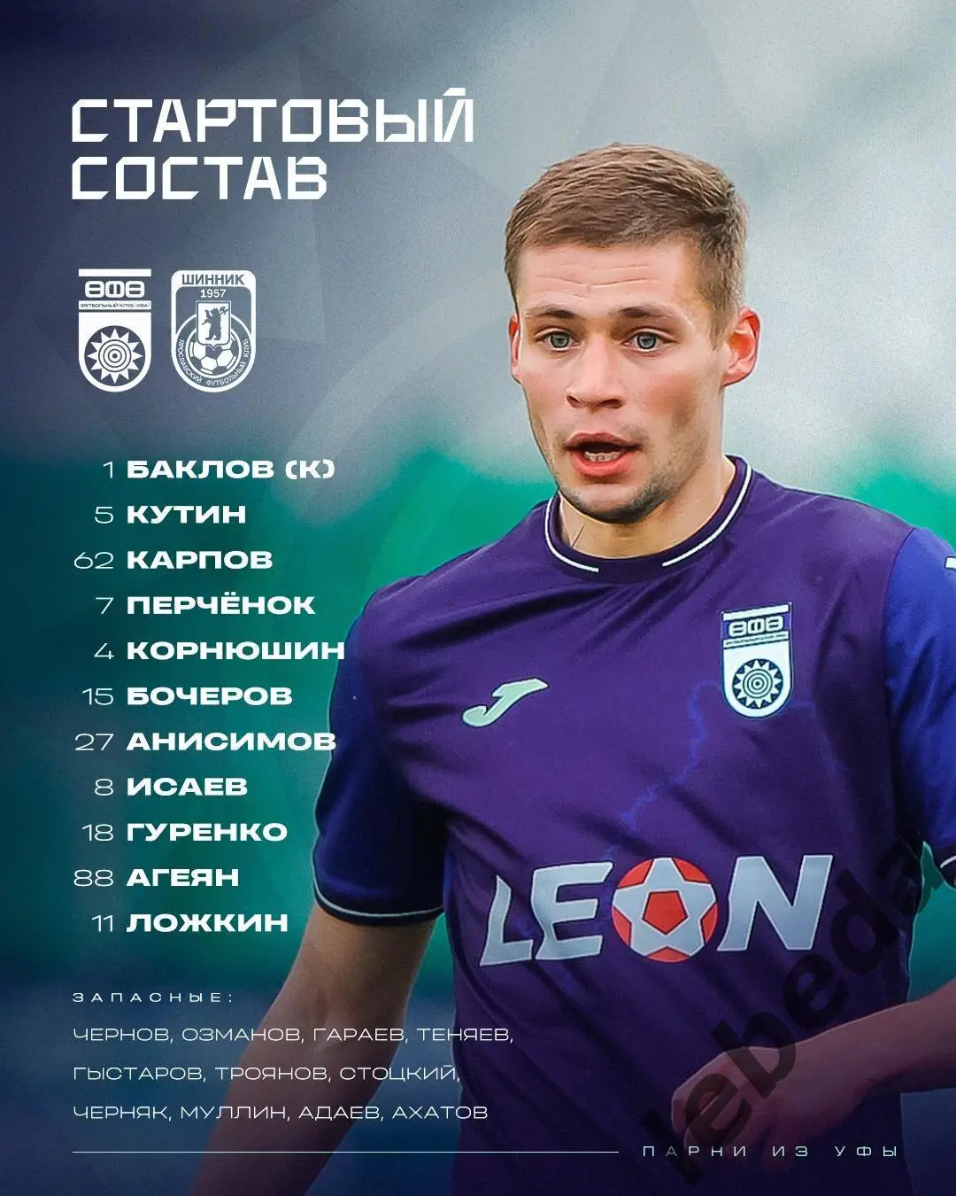 ФК Уфа - Шинник Ярославль - 2024 / 2025 год. (27.04.25.) 1