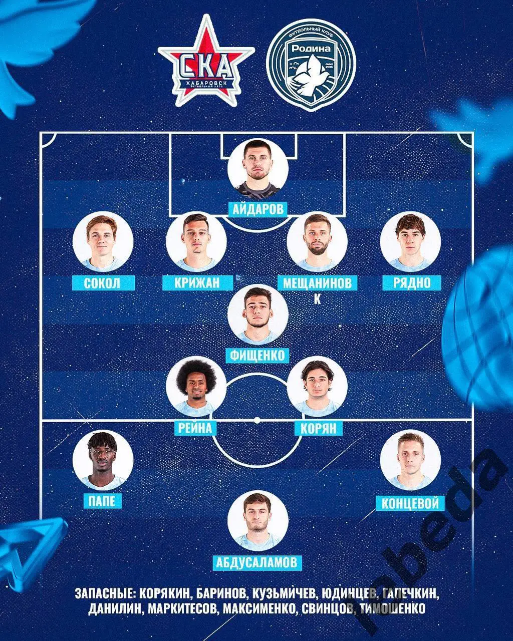 СКА Хабаровск - Родина Москва - 2024 / 2025 год. (17.05.25.) 2