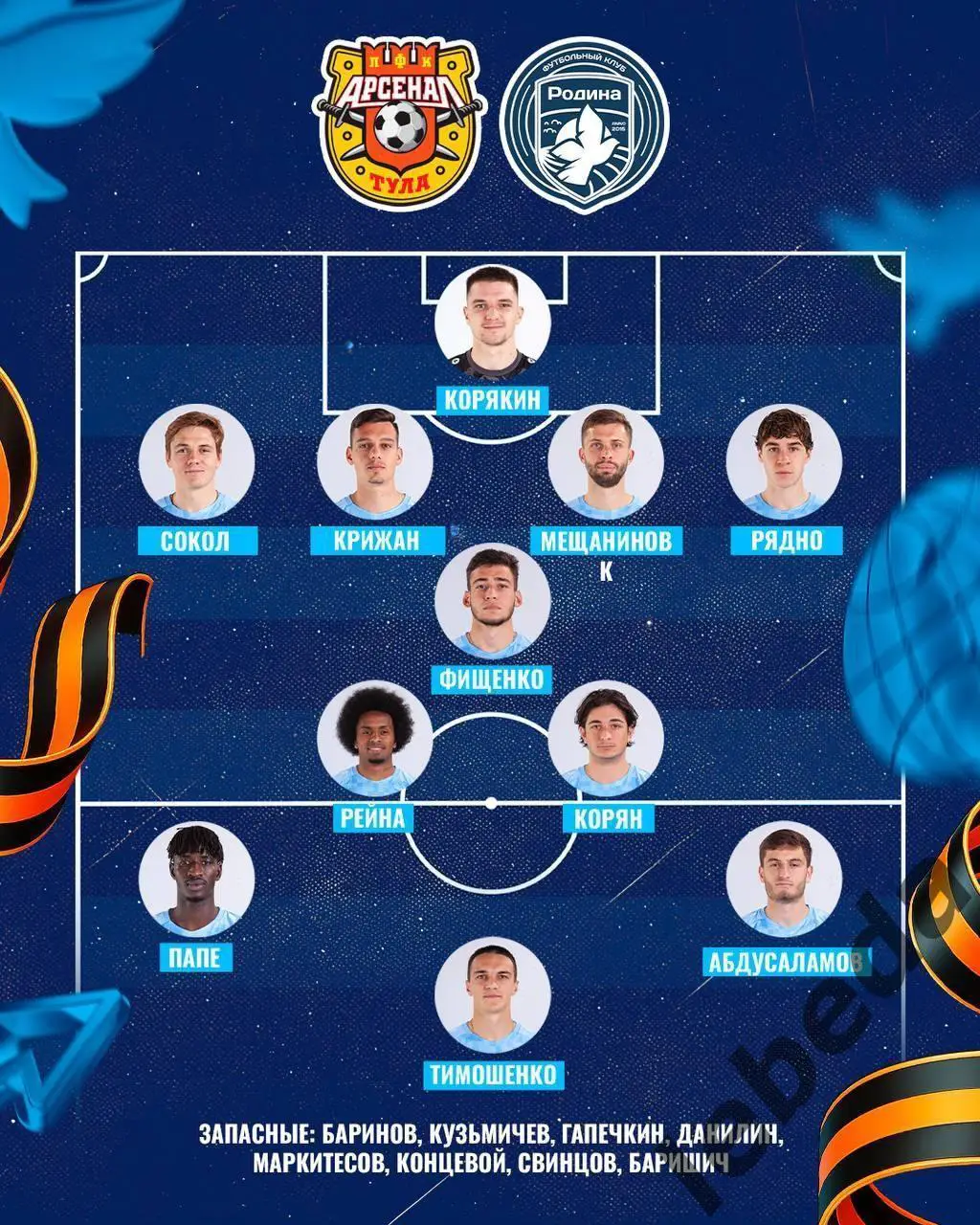 Арсенал Тула - Родина Москва - 2024 / 2025 год. (10.05.25.) 1