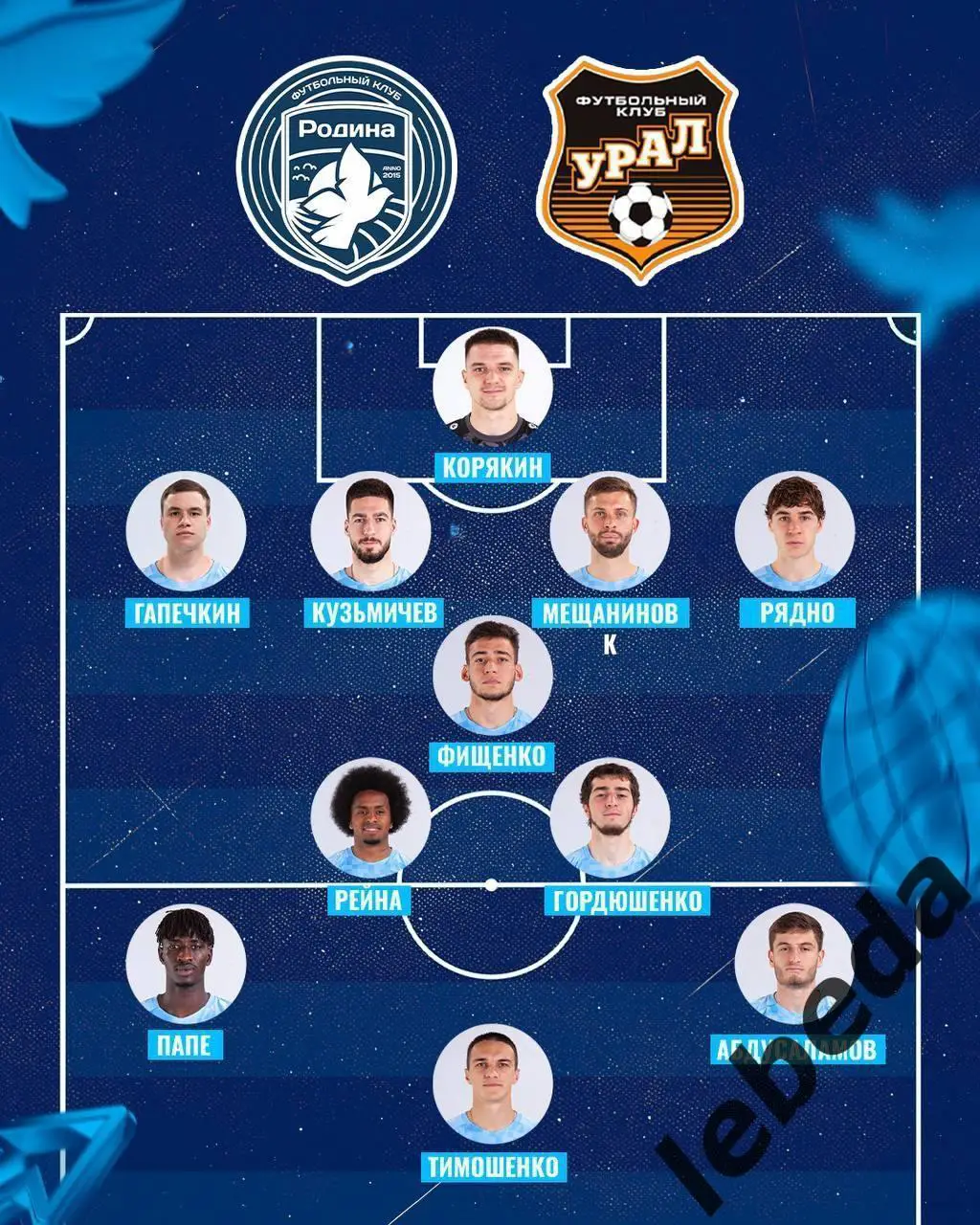 Родина Москва - Урал Екатеринбург - 2024 / 2025 г. (4.05.25.) 2