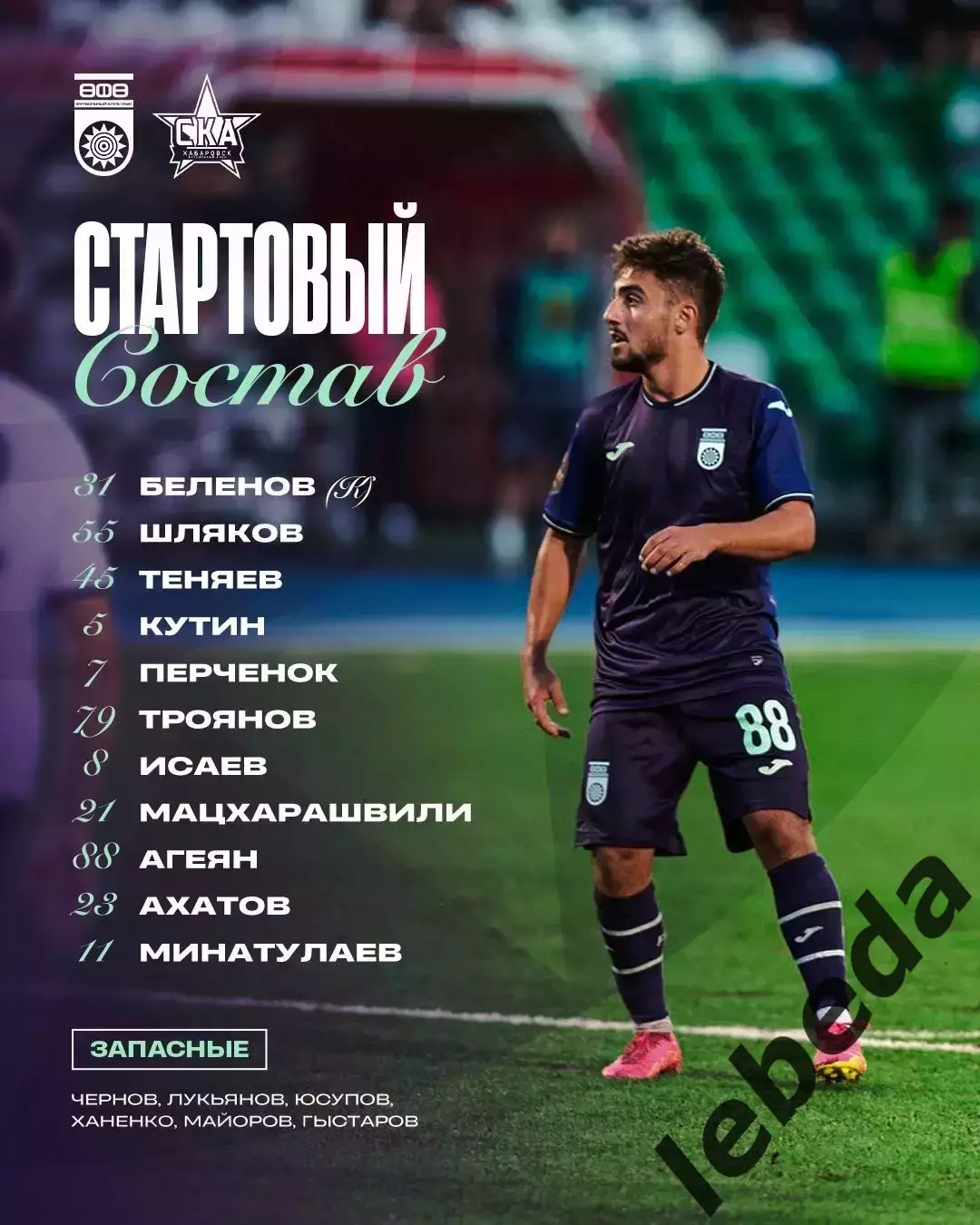 ФК Уфа - СКА Хабаровск - 2025 / 2026 г. (19.07.2025.) 1