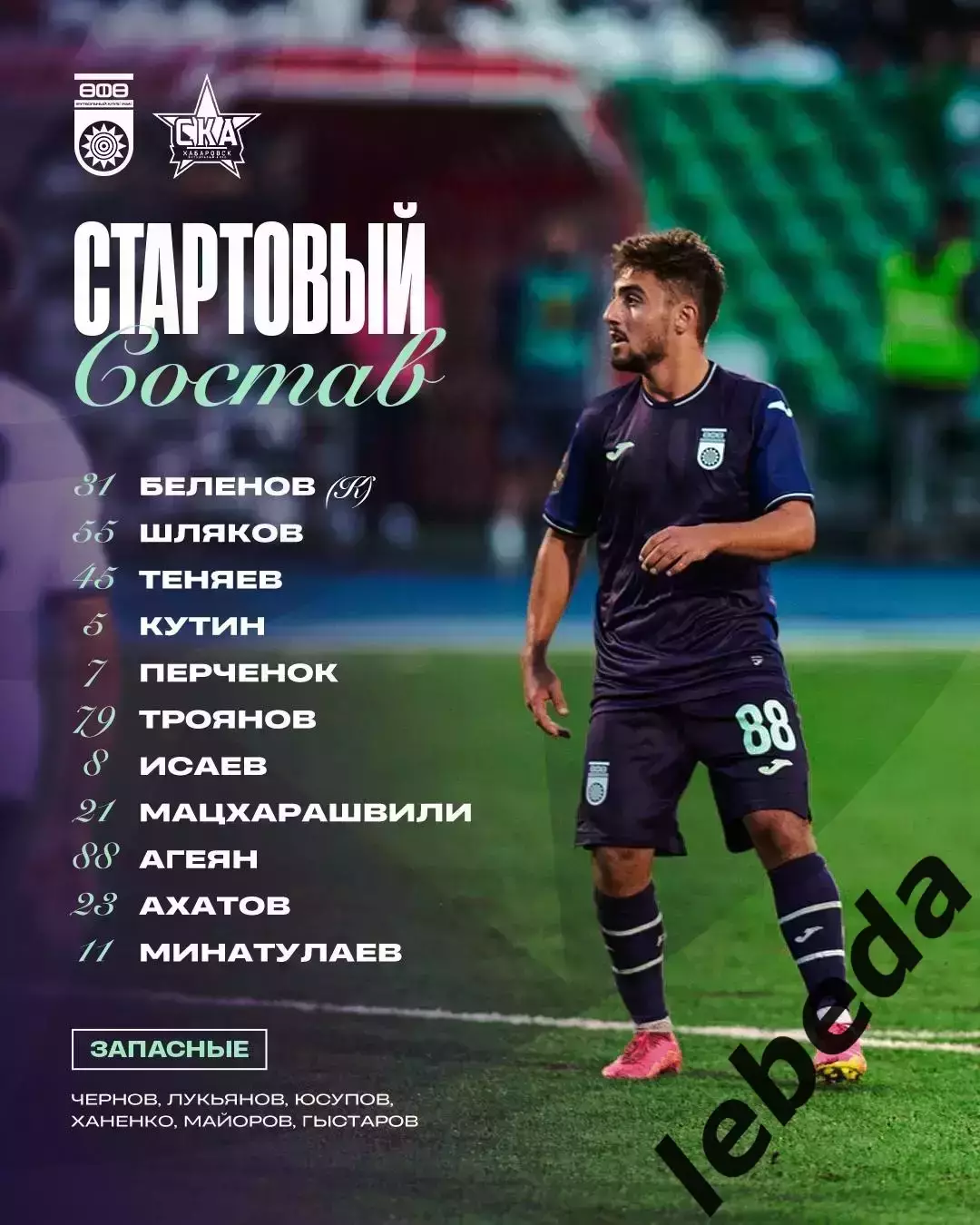 ФК Уфа - СКА Хабаровск - 2025 / 2026 г. (19.07.2025.) 1