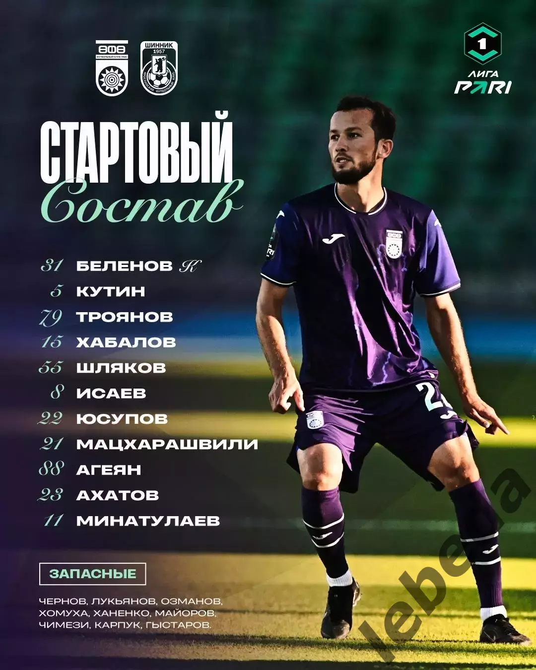 ФК Уфа - Шинник Ярославль - 2025 / 2026 г. (02.08.2025.) 2