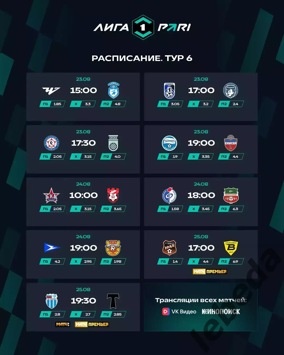 Урал Екатеринбург - Волга Ульяновск - 2025 / 2026 г. (25.08.2025.) 3