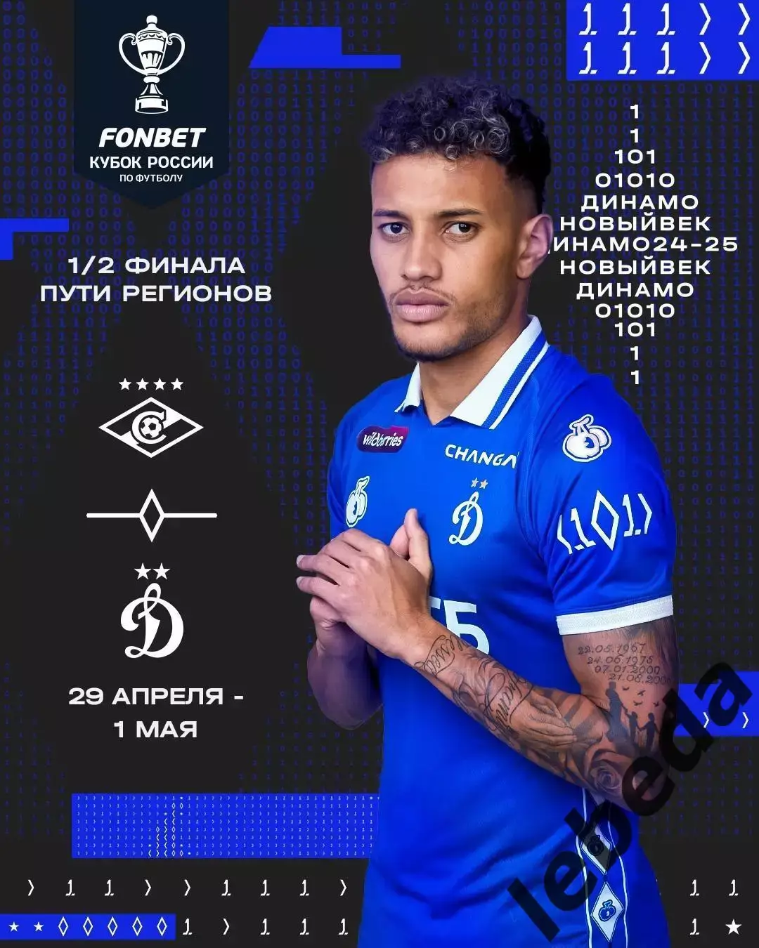 Спартак Москва - Динамо Москва - 2024 / 2025 год. (29.04.25.)