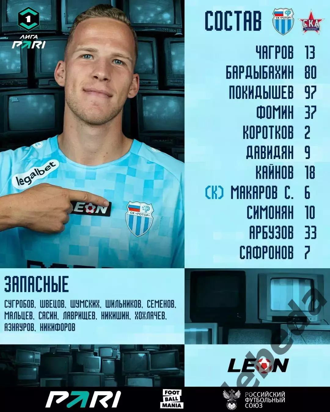 Ротор Волгоград - СКА Хабаровск - 2025-2026 г. (07.09.25.) 1