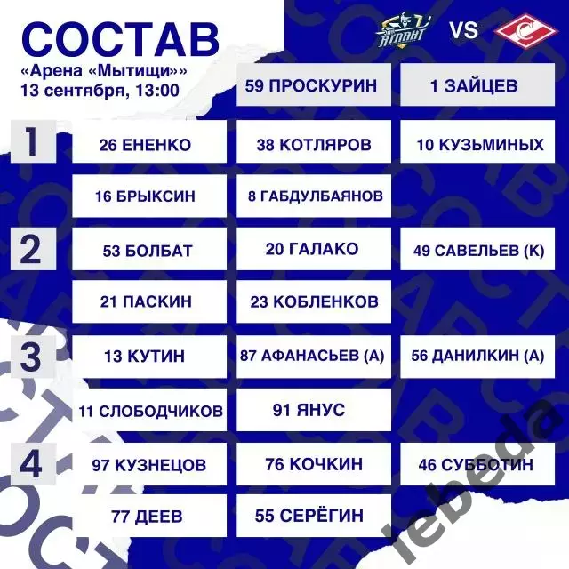 Атлант - МХК Спартак - 2025-2026 год. (13.09.25.) 1