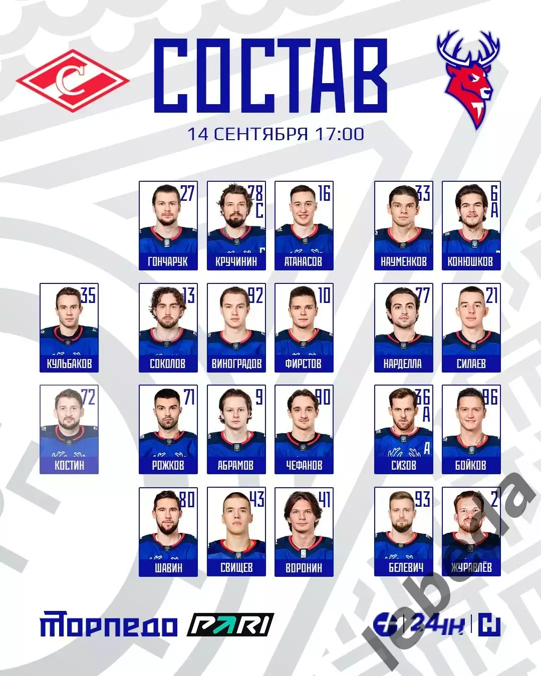 Спартак Москва - Торпедо Нижний Новгород - 2025 / 2026 год. (14.09.25.) 1